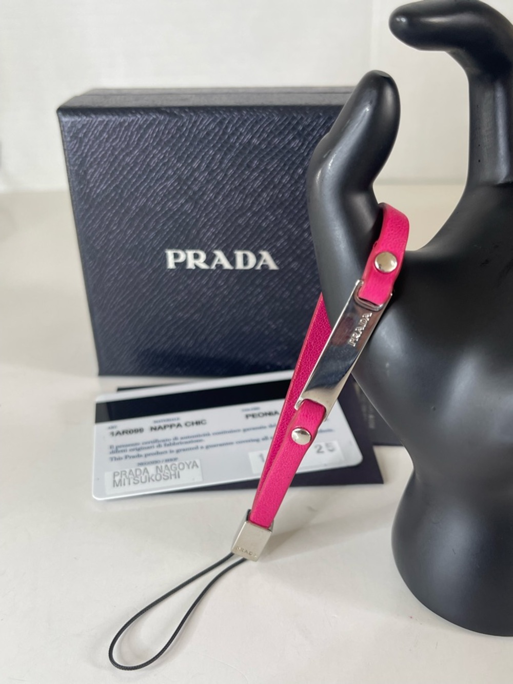 Prada phone strap with box and authentication card - Picture 9 of 9